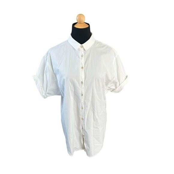 ESTELLE AND FINN BOY CAMP SHIRT, WHITE SMALL MSRP$ 224 - Picture 9 of 13